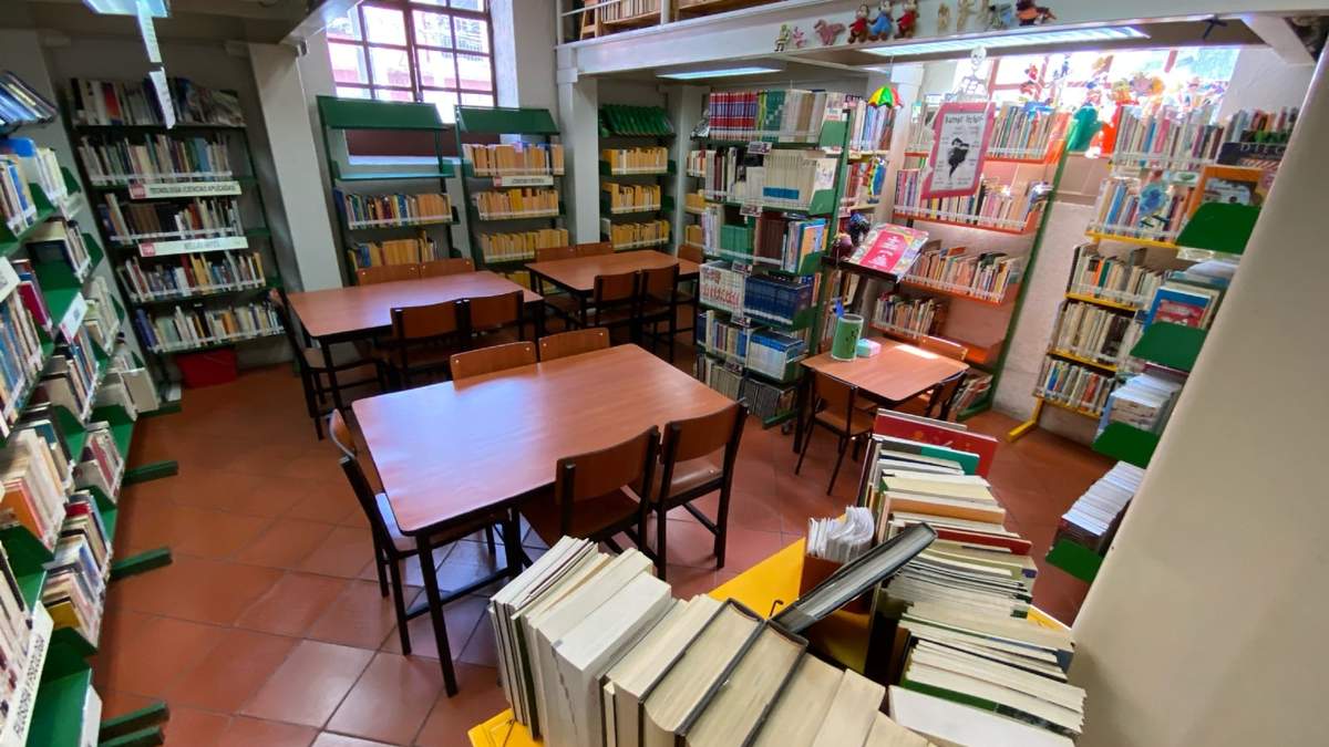Biblioteca Ignacio Ramírez, en la alcaldía Coyoacán