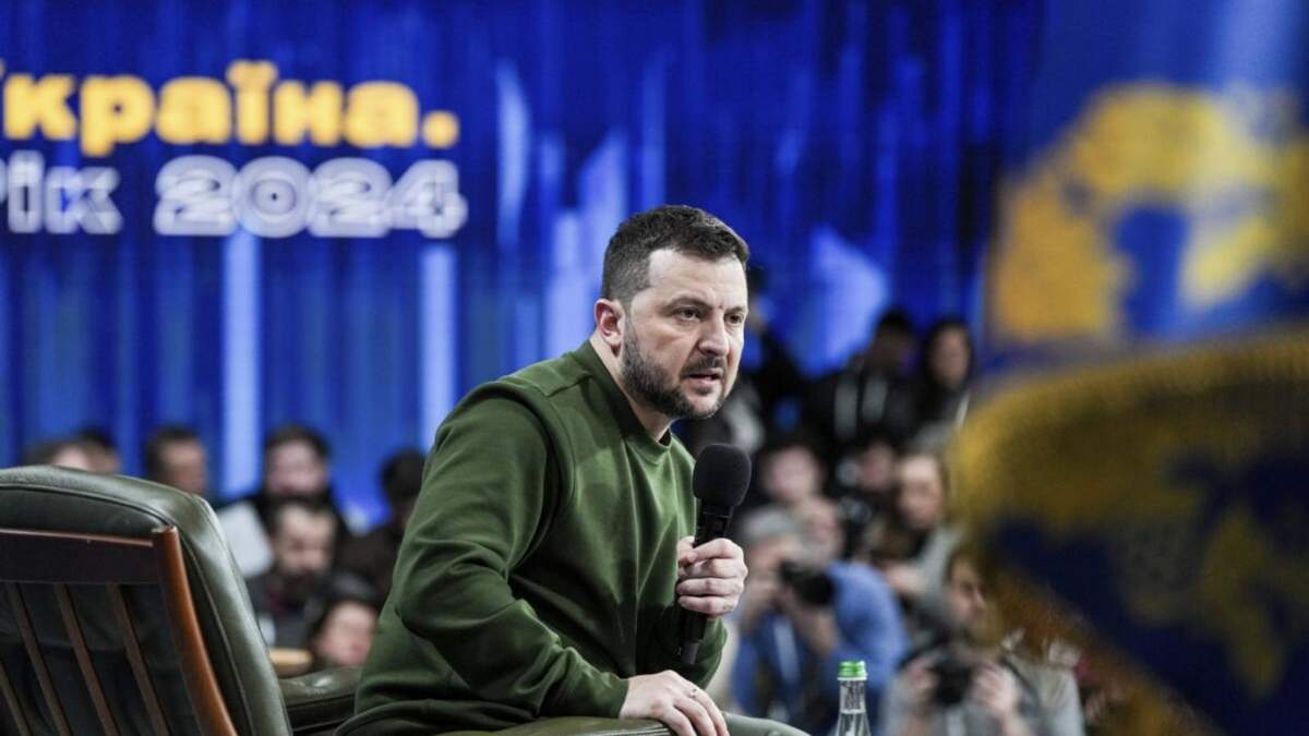 El presidente ucraniano Volodomyr Zelenskyy