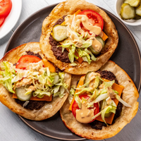 Tacos versión hamburguesa y con rapiditas: disfrutá del domingo con esta receta sencilla, barata y súper deliciosa