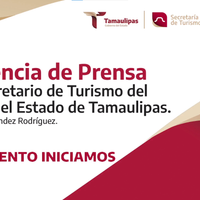 Conferencia de Prensa con el secretario de Turismo del Gobierno del Estado de Tamaulipas.