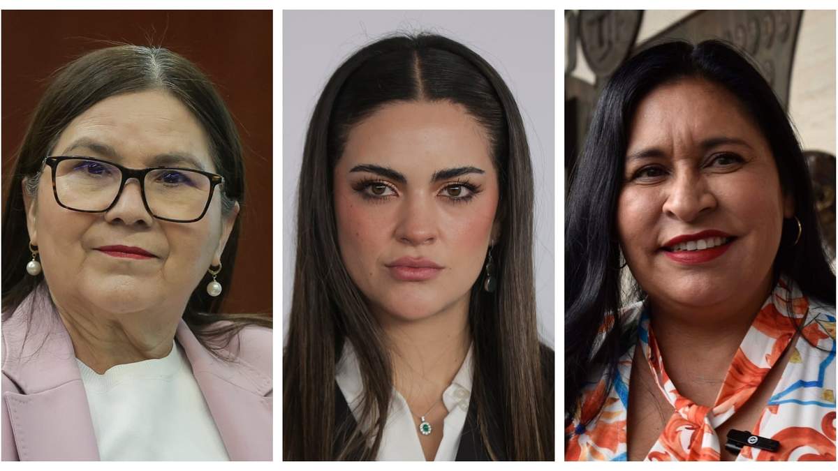 Imelda Castro, Andrea Chávez y Ana Lilia Rivera