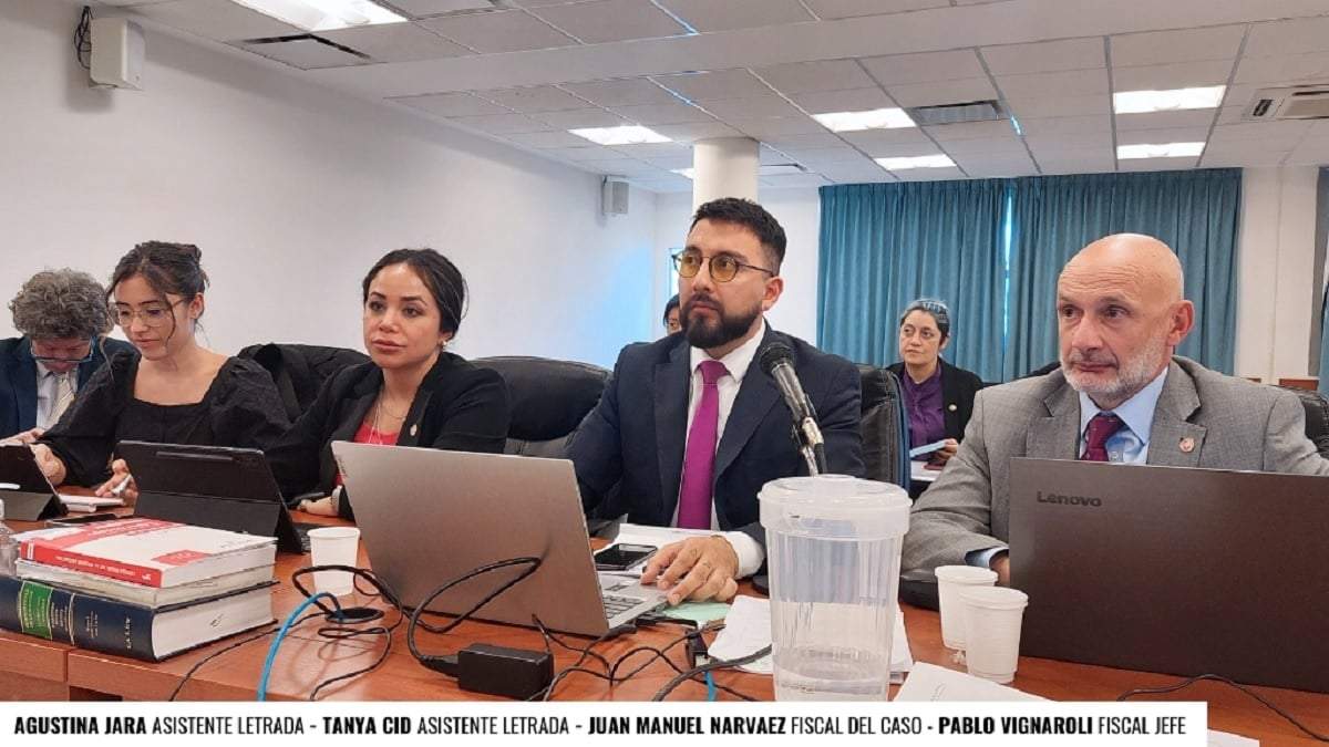 La fiscalía de Delitos Económicos durante la audiencia de este lunes. Fuente (MPF)