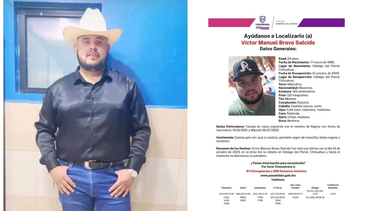 El cantante Víctor Bravo, vocalista del grupo Edición 210