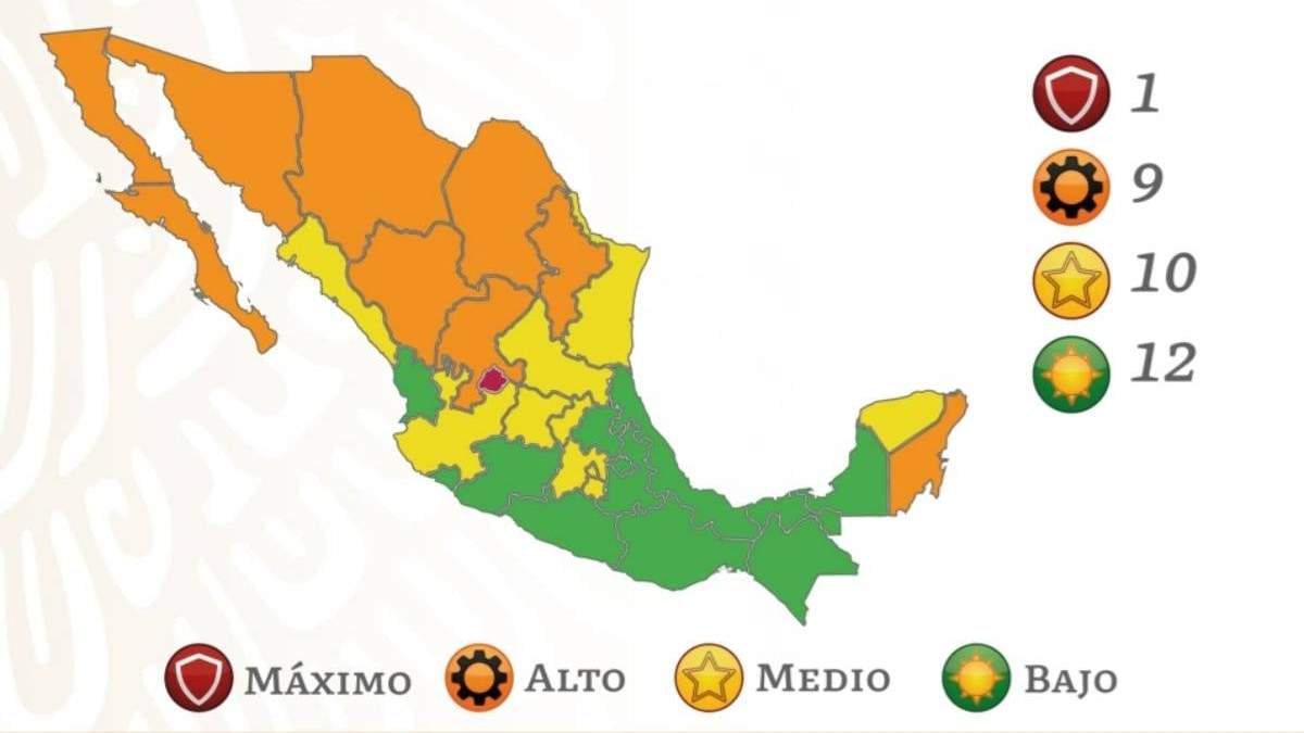 Volvió el color rojo al mapa de riesgo epidémico