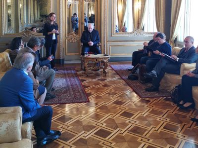 En Roma, Aguiar Retes habla con el Papa Francisco sobre la violencia en México