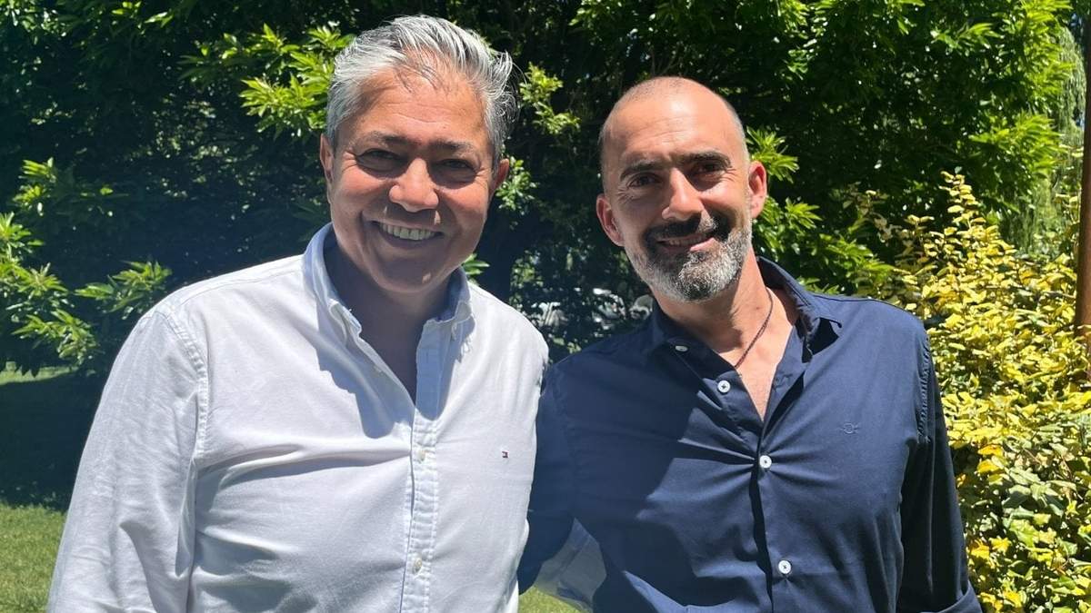 Rolando Figueroa junto a Matias Ramos. Fuente: (Twitter)