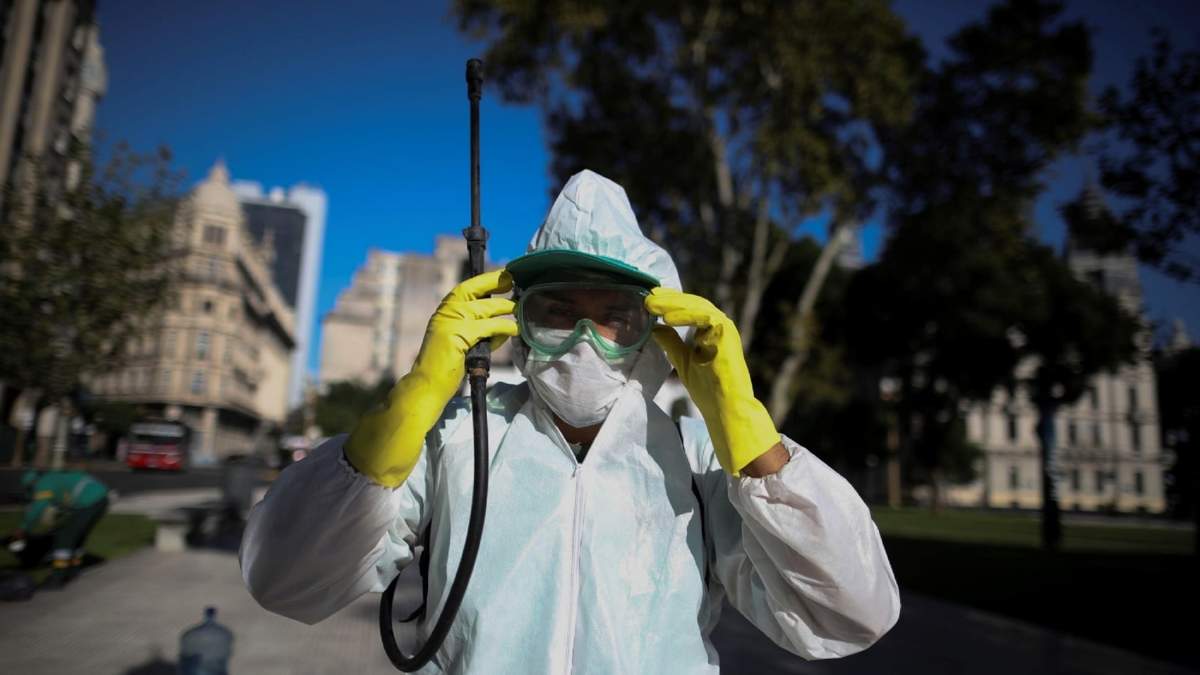 Coronavirus en Argentina. Fuente: (Twitter)