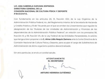 Funcionario destituido de la Conade es reemplazado por su cuñado