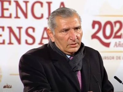 El presidente está “afortunadamente bien” dice el secretario de Gobernación al encabezar la mañanera