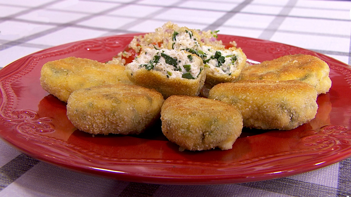 Nuggets de pollo y espinaca. Fuente: (Instagram)