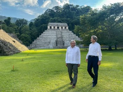 AMLO prevé diálogo respetuoso con Kerry sobre medio ambiente y energías limpias