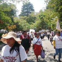 Marchan en Chiapas para exigir el fin de una oleada de crímenes
