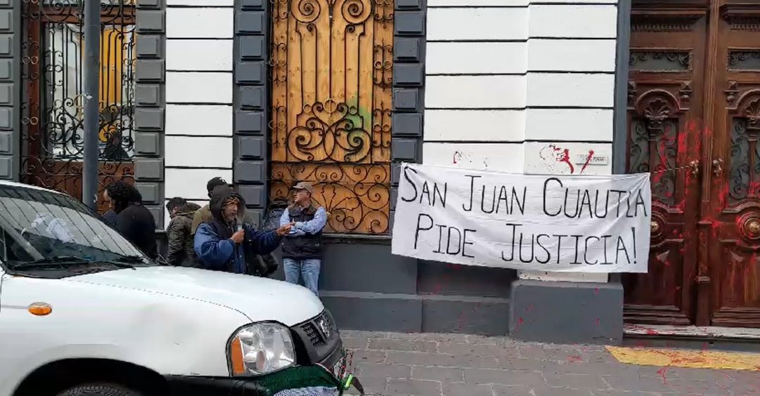 Coyomeapan Protesta en Puebla 3