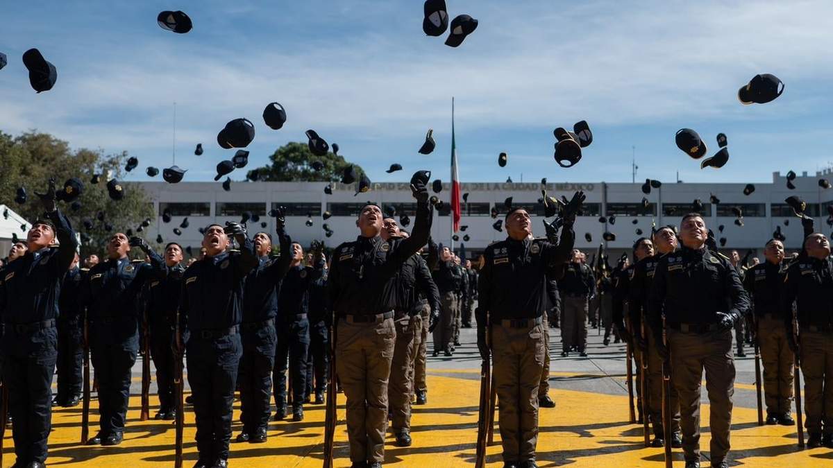 Graduación de Policías de la CDMX