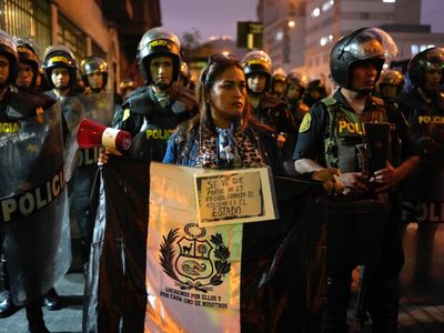 Peruanos reinician manifestaciones para pedir la renuncia de Dina Boluarte