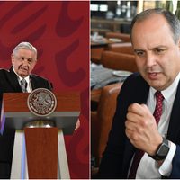 AMLO reta a Gustavo de Hoyos a plantarse en el Zócalo; el líder de Coparmex le pide audiencia