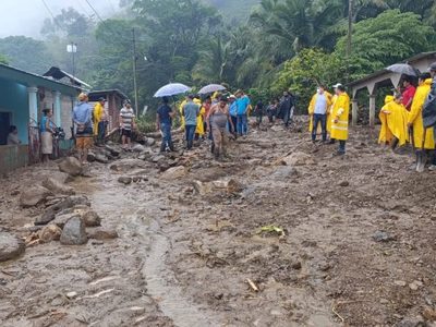 Lluvias por frente frío 19 dejan al menos 385 viviendas afectadas en el norte de Chiapas