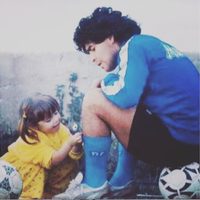 Junto mis pedazos y no me imagino mi vida sin vos: la emotiva carta de Dalma Maradona a su padre