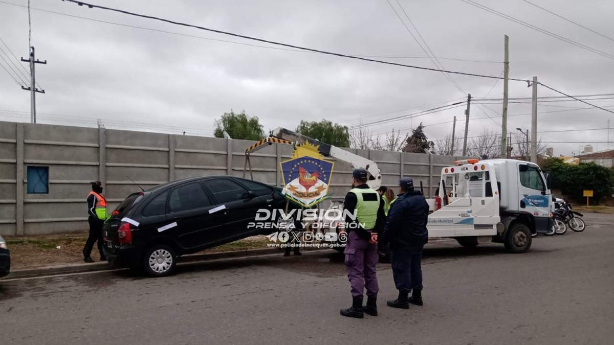 Control de tránsito. Fuente: (Policía de Neuquén)