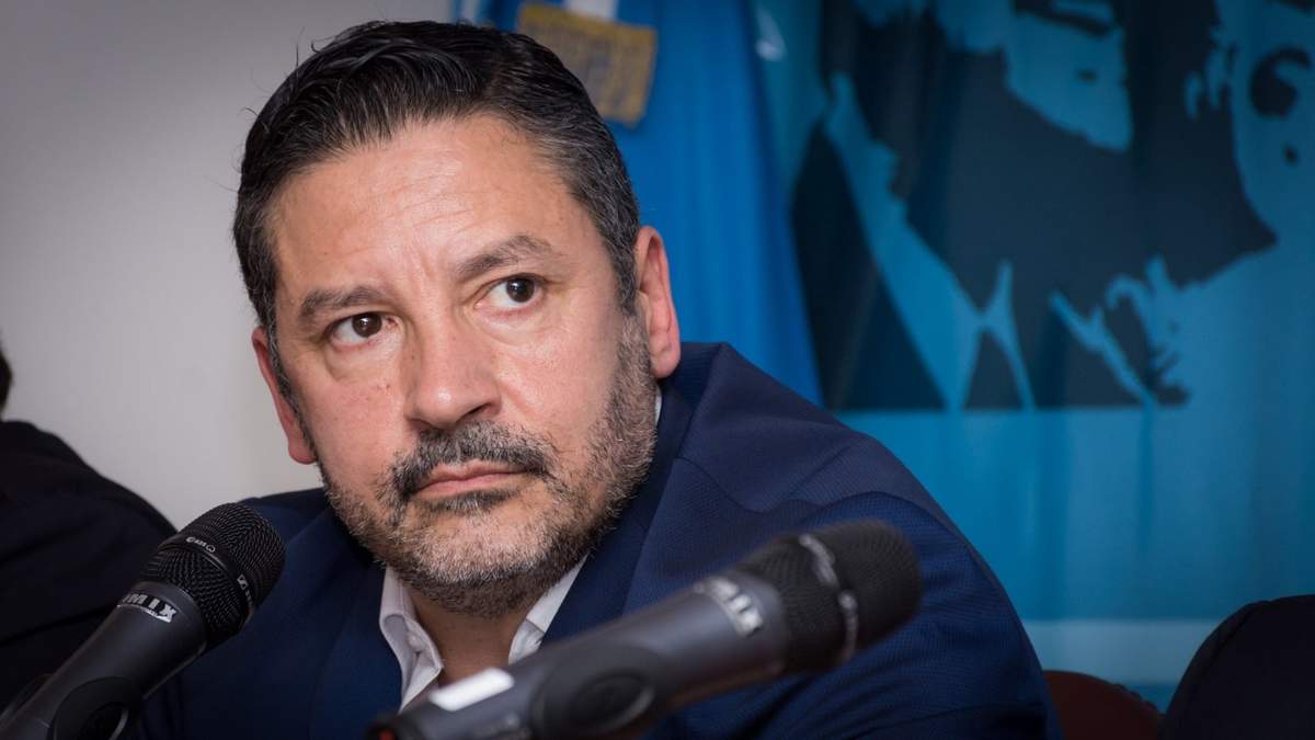 Gustavo Menendez, intendente de Merlo. Fuente: Twitter