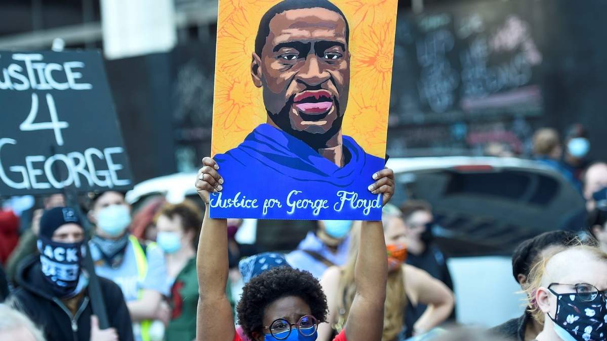Protestas por la muerte de George Floyd, en Estados Unidos. Fuente: (Twitter)