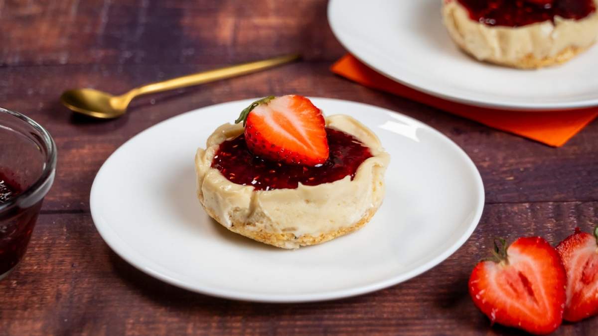 Cheesecake en microondas. Fuente: (Instagram)
