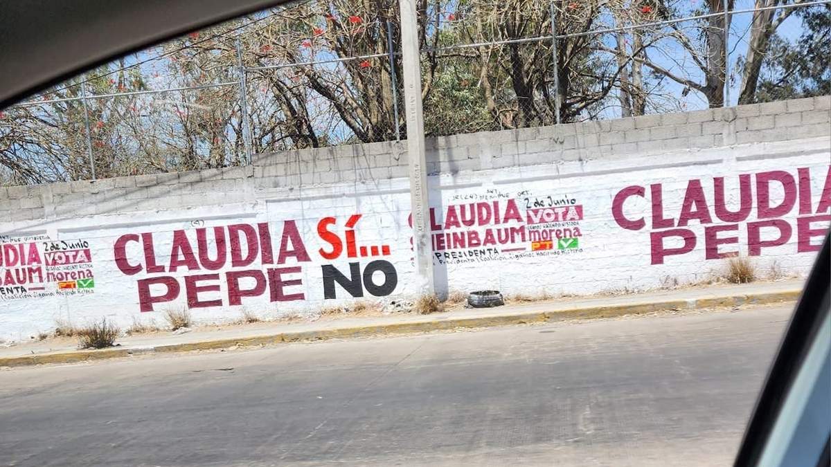 Las bardas que llaman al voto diferenciado