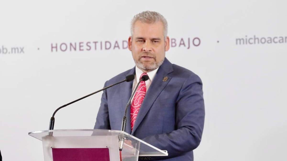El gobernador de Michoacán, Alfredo Ramírez Bedolla
