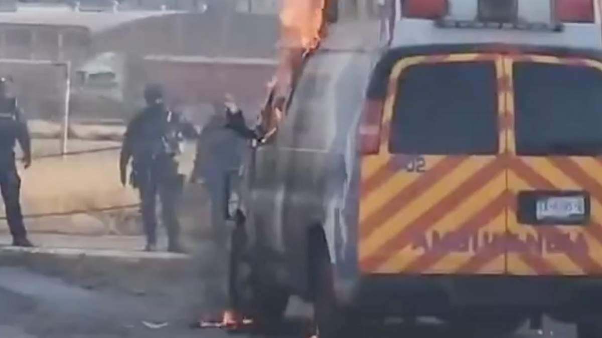 Ambulancia siniestrada