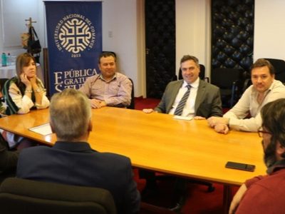 Gentile recibió a autoridades del Tribunal Superior de Justicia