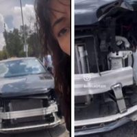 Desvalijan auto de la actriz Verónica Jaspeado en CU; detienen a dos sospechosos
