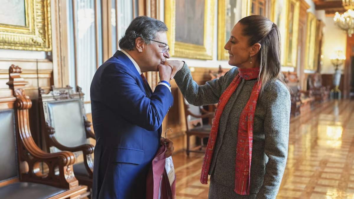 Gustavo Petro y Claudia Sheinbaum