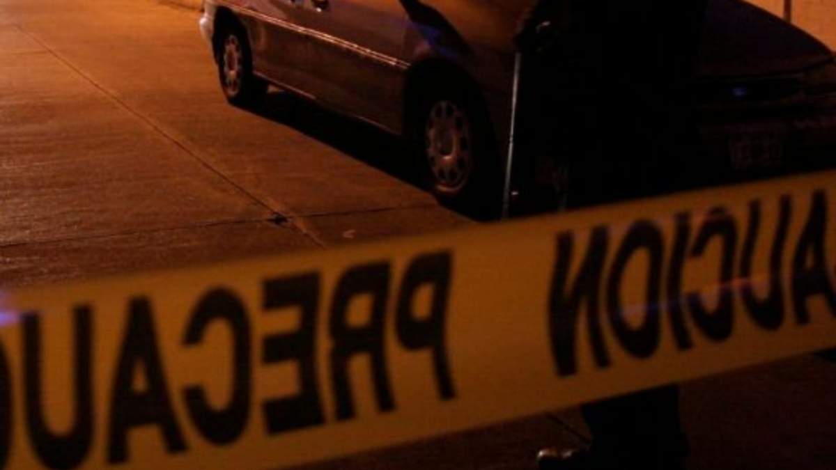 Zona acordonada por asesinato