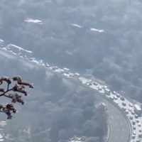 Así se ve la autopista México-Cuernavaca por vacaciones de Semana Santa (Video)
