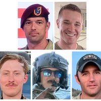 Pentágono identifica a los cinco pilotos muertos en un entrenamiento militar