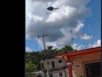 Se desploma helicóptero de la Marina en el municipio de Centla, Tabasco (Video)