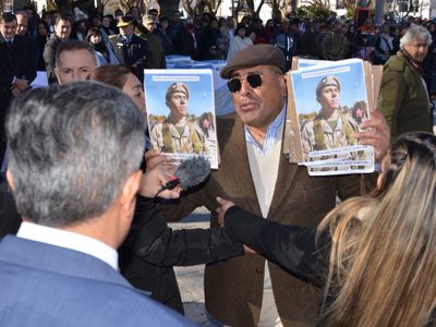 El desesperado pedido de justicia del padre del soldado Córdoba, en medio del aniversario de Zapala