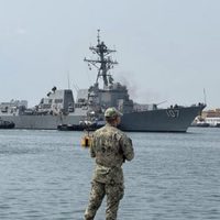 Llega a Veracruz el buque de guerra USS Gravely del gobierno de Trump; esto dijo la Marina
