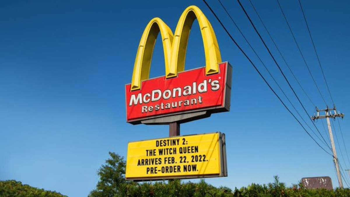 Un anuncio de McDonald's
