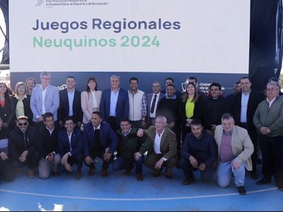En el lanzamiento de los Juegos Regionales Neuquinos Figueroa ponderó el plan de regionalización