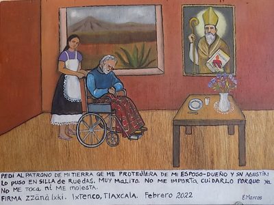 "Niñas vendidas": denuncia, pintura... arte