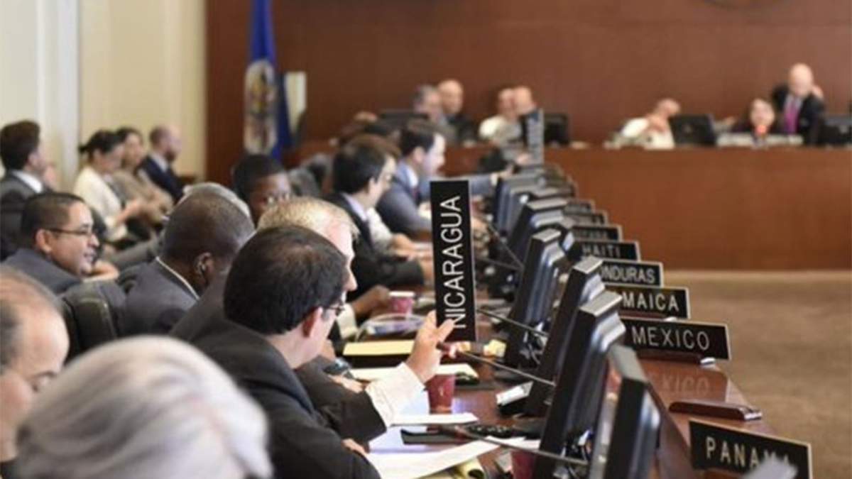 Argentina rechazó la imposición de sanciones a Nicaragua por parte de la OEA. Fuente: (Twitter)
