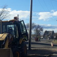 Está interrumpida parcialmente la llegada al puente por la ex Ruta 22