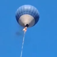 Detienen a piloto del globo incendiado en Teotihuacán