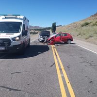 Cinco heridos luego de un triple choque en la ruta 237