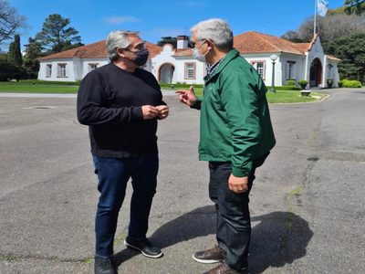 Julián Domínguez se reunió con Alberto Fernández y Juan Manzur