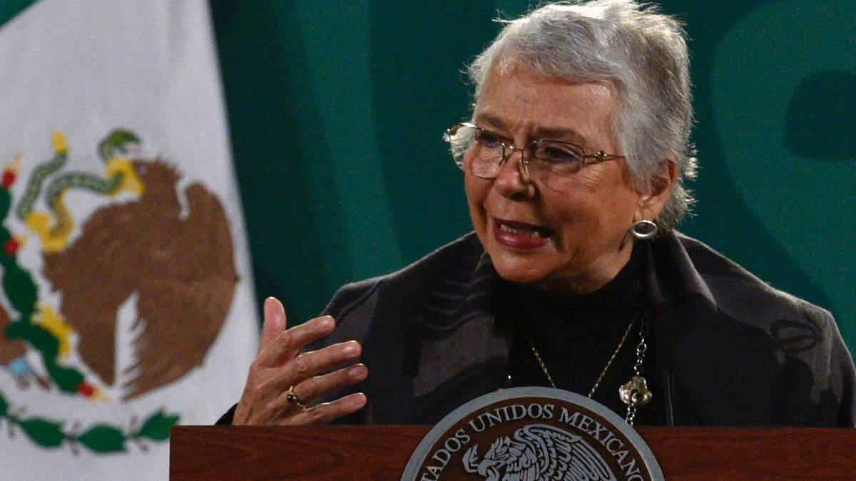 La secretaria de Gobernación, Olga Sánchez Cordero