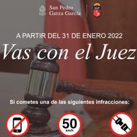 Conductores infractores serán enviados ante el juez, en San Pedro NL