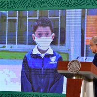 Con transmisiones virtuales AMLO presencia el regreso a clases presenciales