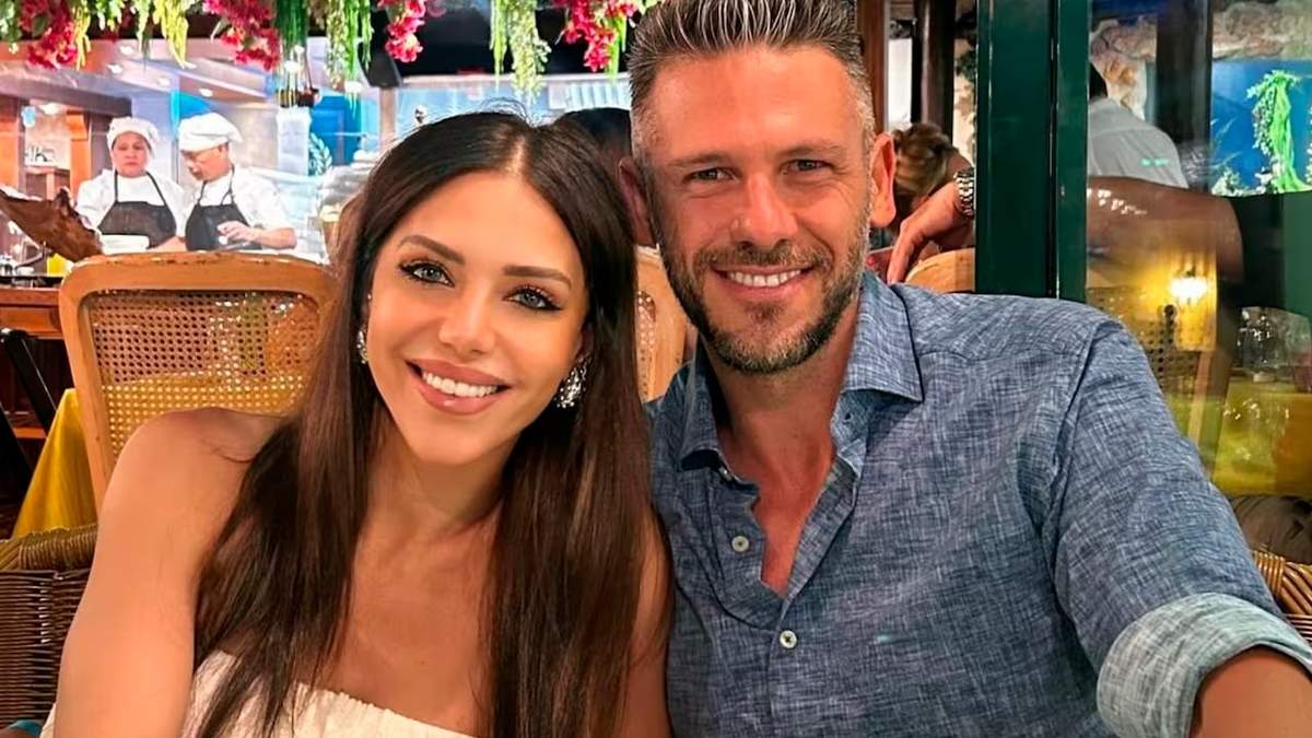 Evangelina Anderson y Martín Demichelis. Fuente: (Instagram)